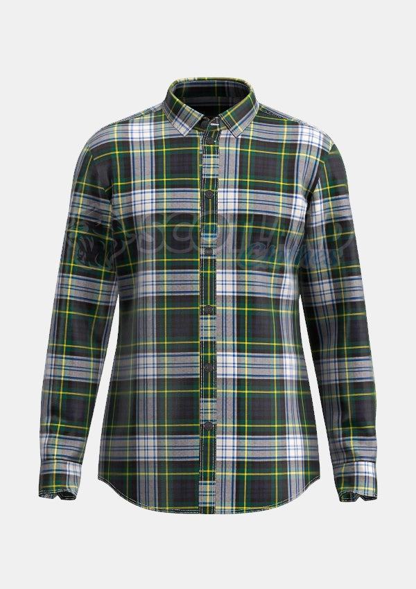 Dress Gordon Tartan Shirt Front