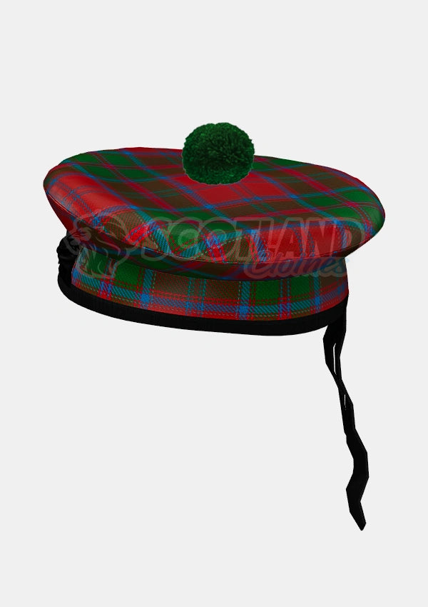 Drummond Tartan Balmoral Hat Front Side