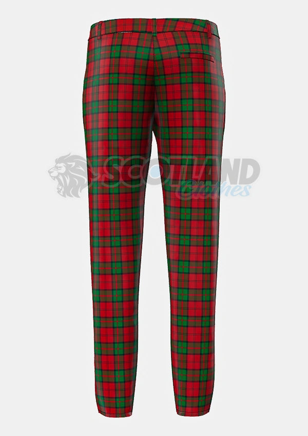 Dunbar Tartan Trouser Back
