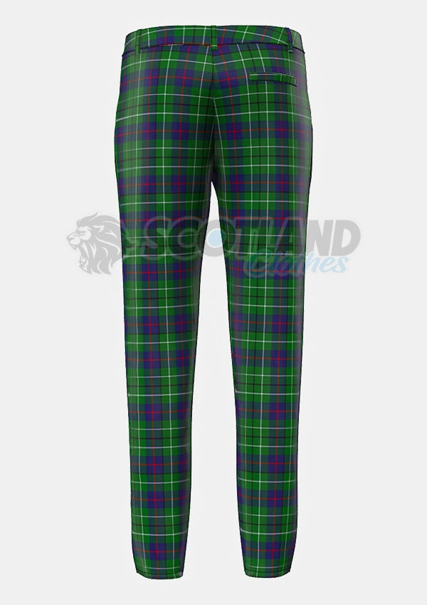 Duncan Tartan Trouser Back