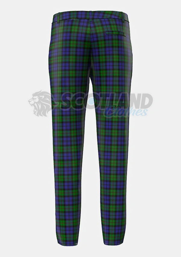 Dundas Tartan Trouser Back
