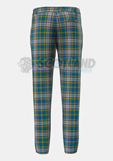 Dunn Tartan Trouser Back