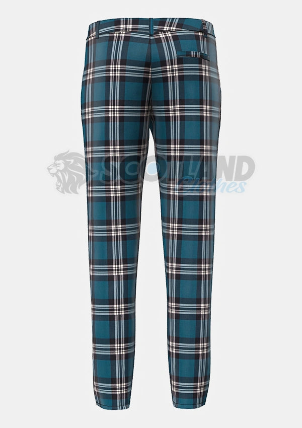 Earl of St Andrews Tartan Trouser Back