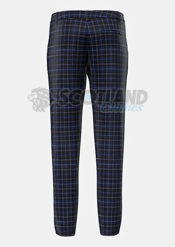 Edgar Tartan Trouser Back