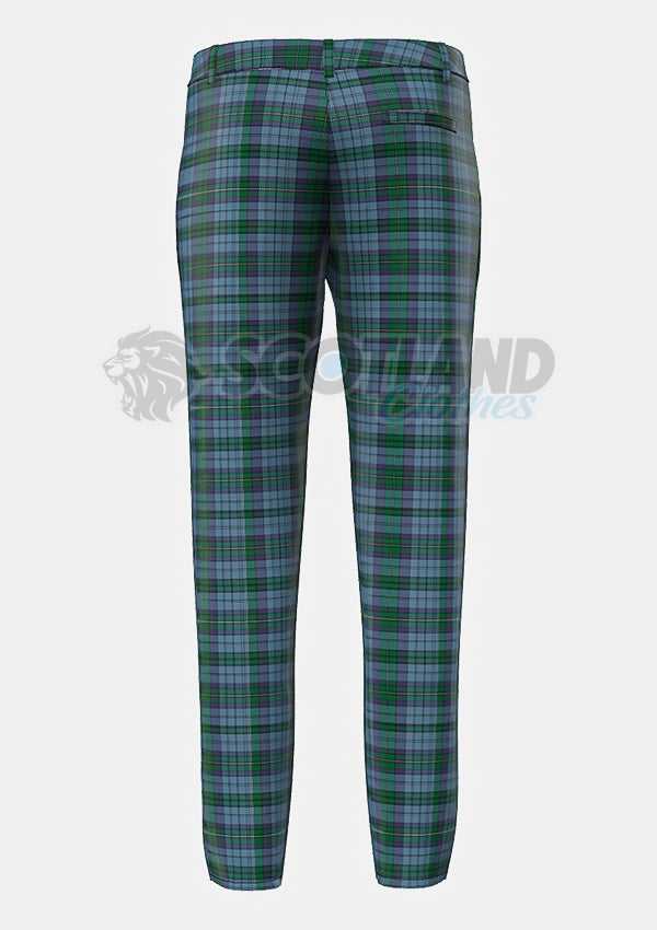 Ellis Tartan Trouser Back
