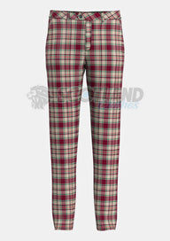 Etive Burgundy Tartan Trouser