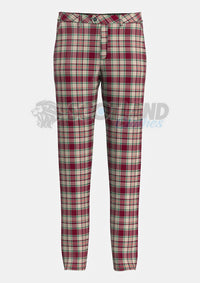 Etive Burgundy Tartan Trouser