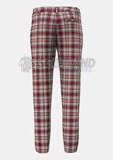 Etive Burgundy Tartan Trouser Back
