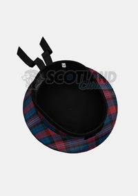 Evans Tartan Balmoral Hat Back Side