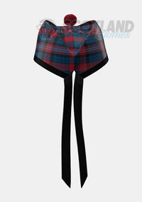 Evans Tartan Glengarry Hat Back