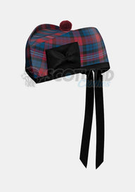 Evans Tartan Glengarry Hat Front