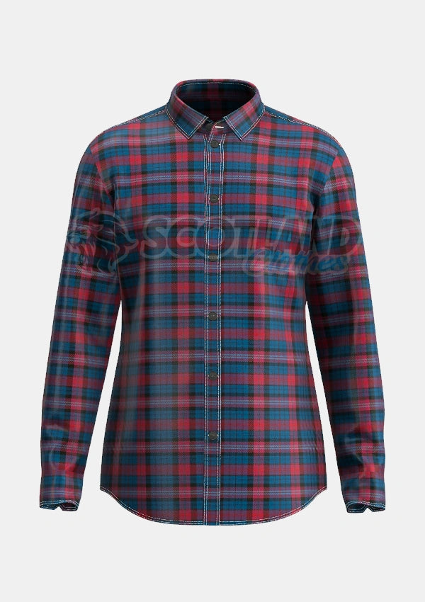 Evans Tartan Shirt Front