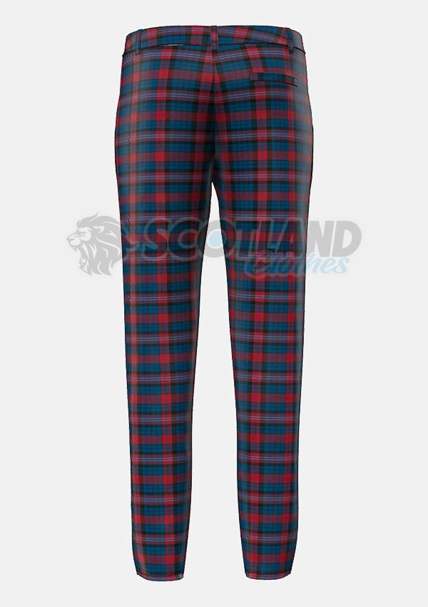Evans Tartan Trouser Back