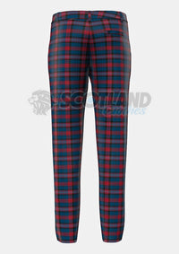 Evans Tartan Trouser Back