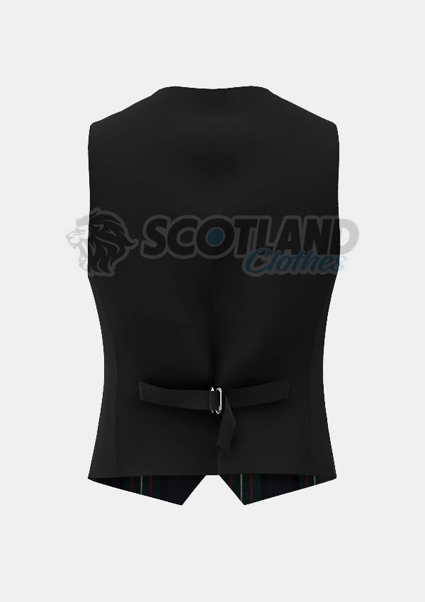 Ferguson Tartan Waistcoat Back