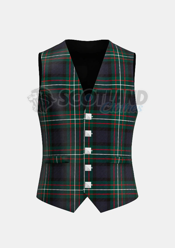 Ferguson Tartan Waistcoat Front