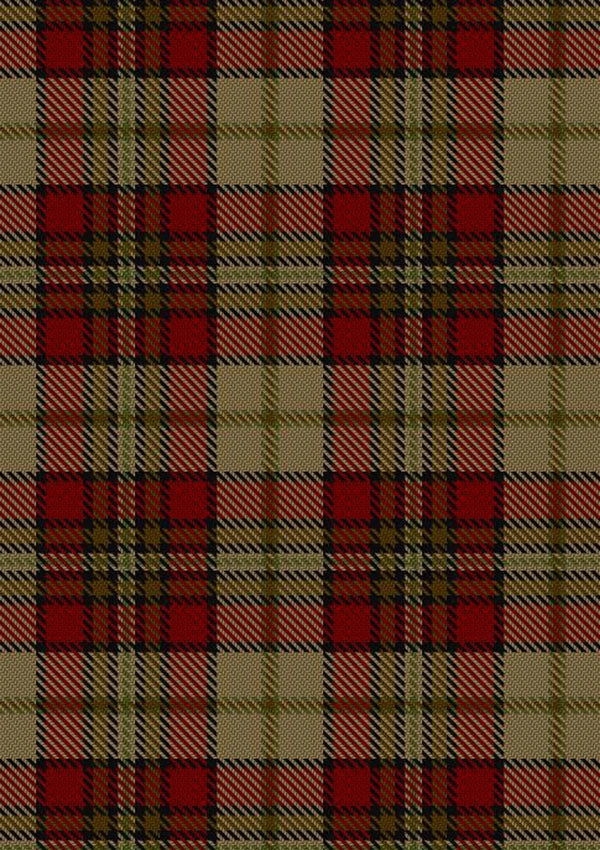 Fitzsimmons Red Tartan Fabric