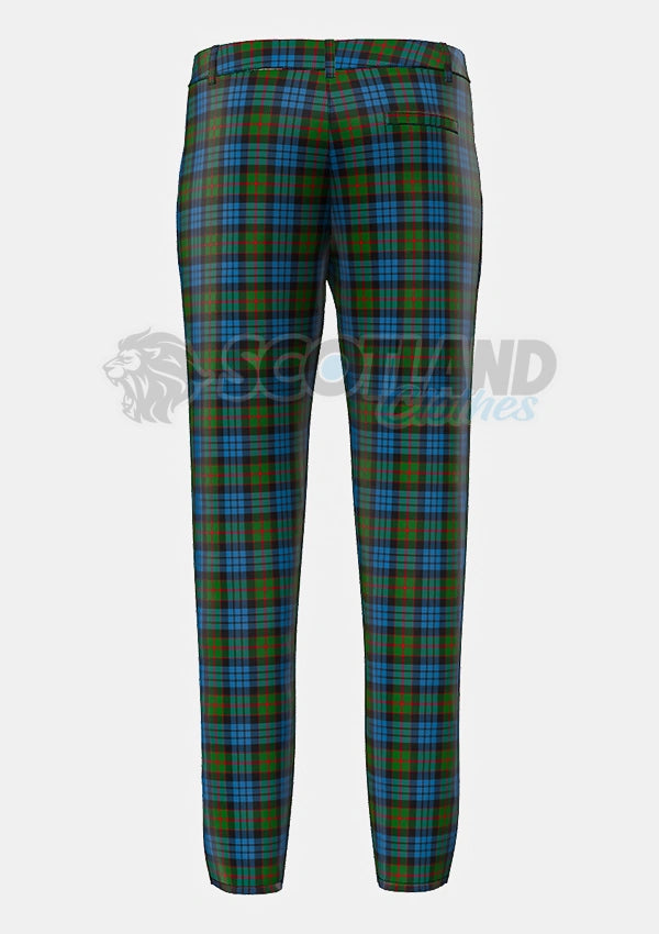 Fletcher Tartan Trouser Back