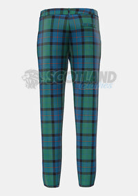 Flower of Scotland Tartan Trouser Back