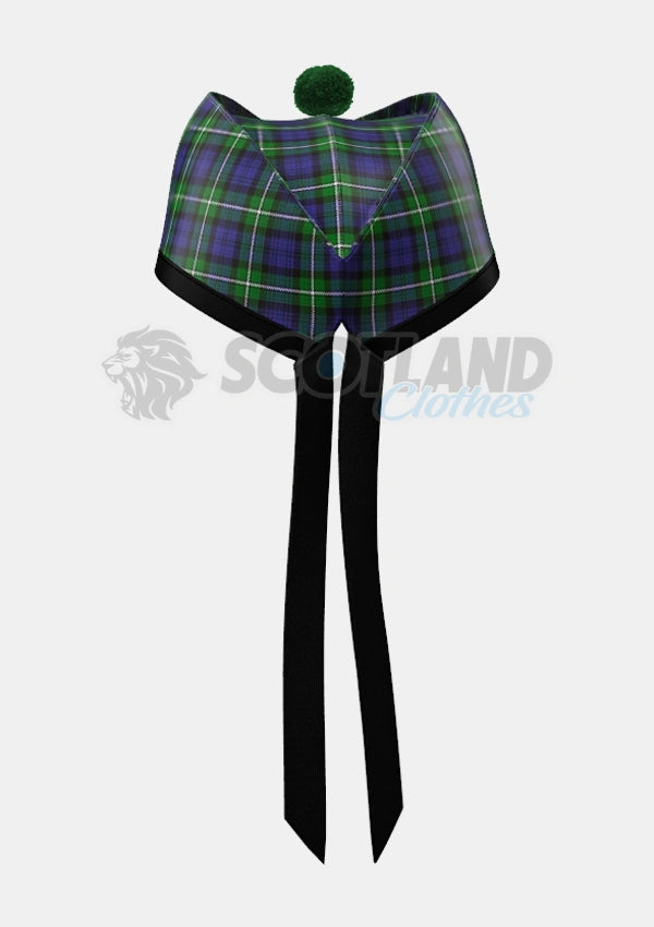Forbes Tartan Glengarry Hat Back