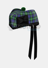Forbes Tartan Glengarry Hat Front