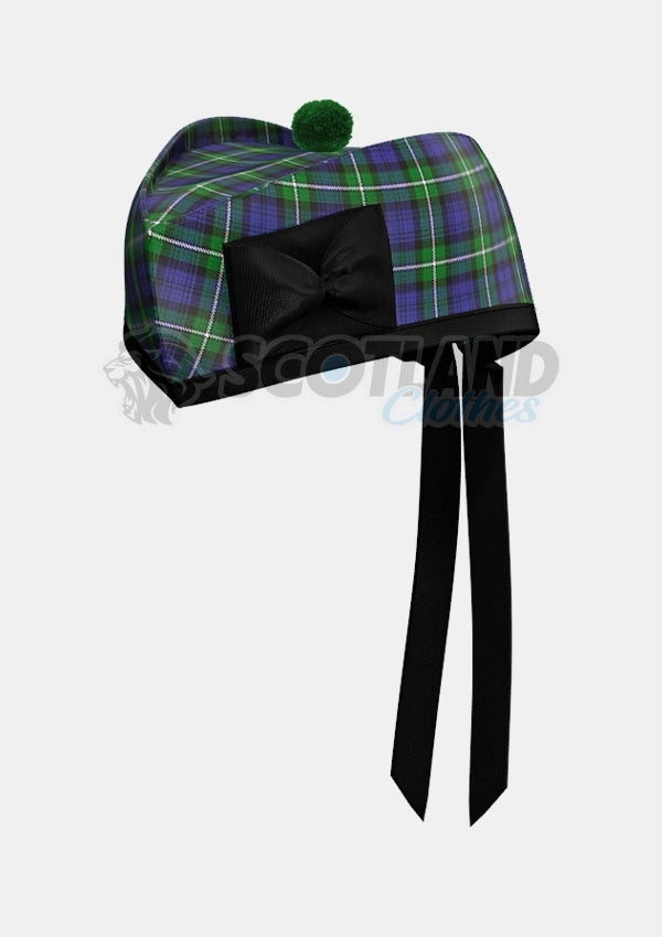 Forbes Tartan Glengarry Hat Front