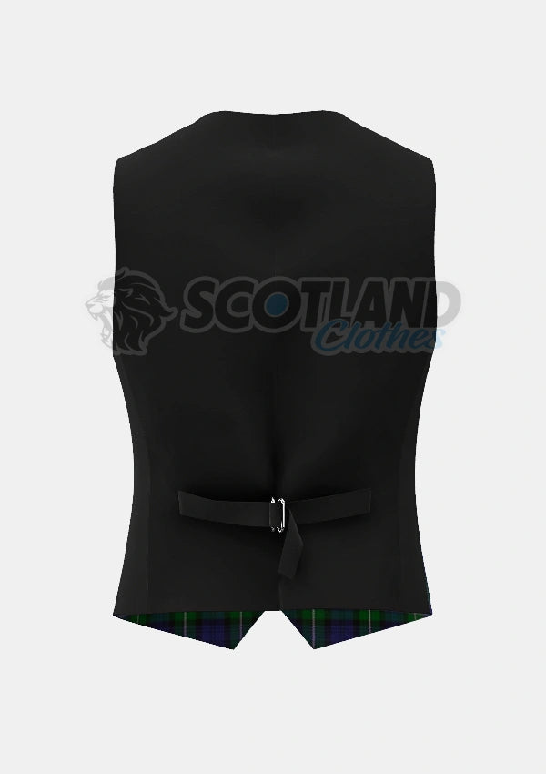 Forbes Tartan Waistcoat Back