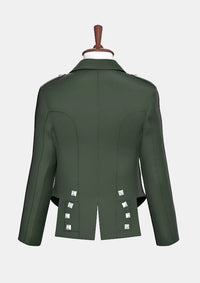 Forest_Green_Prince_Charlie_Kilt_Jacket_with_Satin_Lapels_back_image
