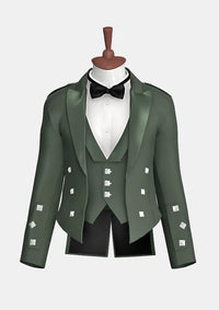 Forest_Green_Prince_Charlie_Kilt_Jacket_with_Satin_Lapels_front_image
