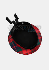 Fraser Tartan Balmoral Hat Back Side