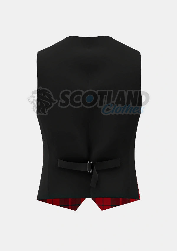 Fraser Tartan Waistcoat Back