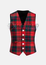Fraser Tartan Waistcoat Front