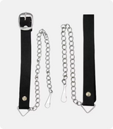 Full Dress Chrome Knot And Tage Sporran White Black Rabbit Fur Back