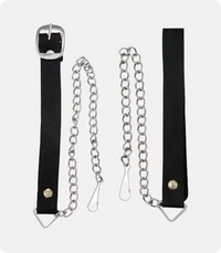 Full Dress Chrome Knot And Tage Sporran White Black Rabbit Fur Back