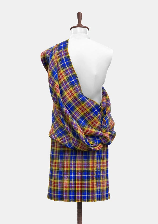  German Tartan  Great Kilt Back 