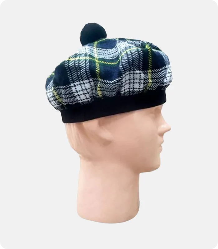 Gordon Tartan Tam O Shanter Hat Right Side