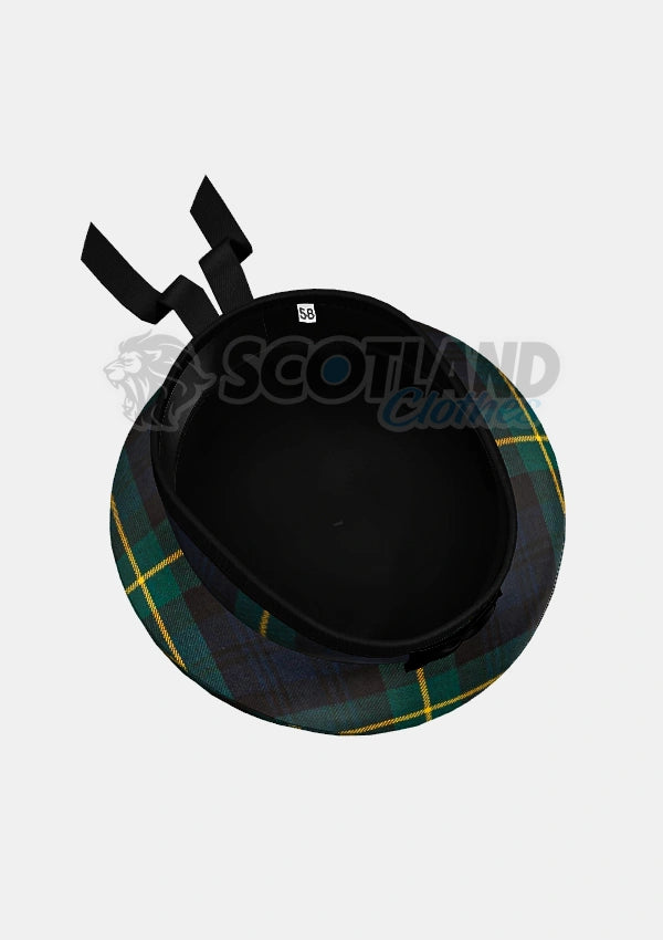 Gordon Tartan Balmoral Hat Back Side