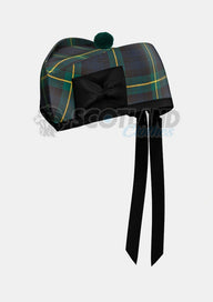 Gordon Tartan Glengarry Hat Front