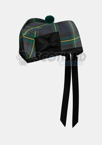 Gordon Tartan Glengarry Hat Front