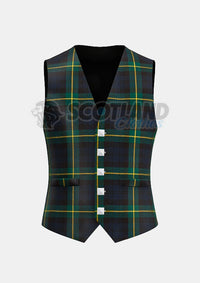 Gordon Tartan Waistcoat Front