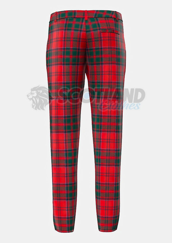Grant Tartan Trouser Back
