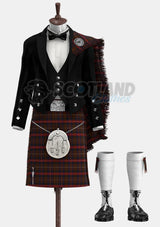 Griffiths of Wales Tartan Prince Charlie Outfit