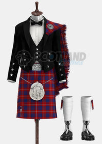 Hamilton Tartan Prince Charlie Outfit