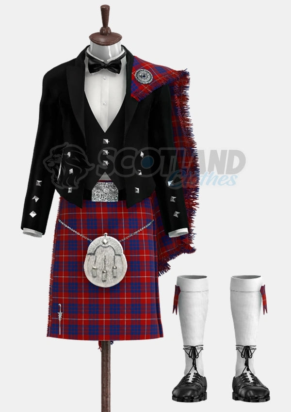 Hamilton Tartan Prince Charlie Outfit