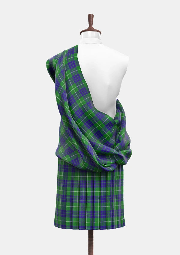 Hamilton Green Hunting Tartan  Back
