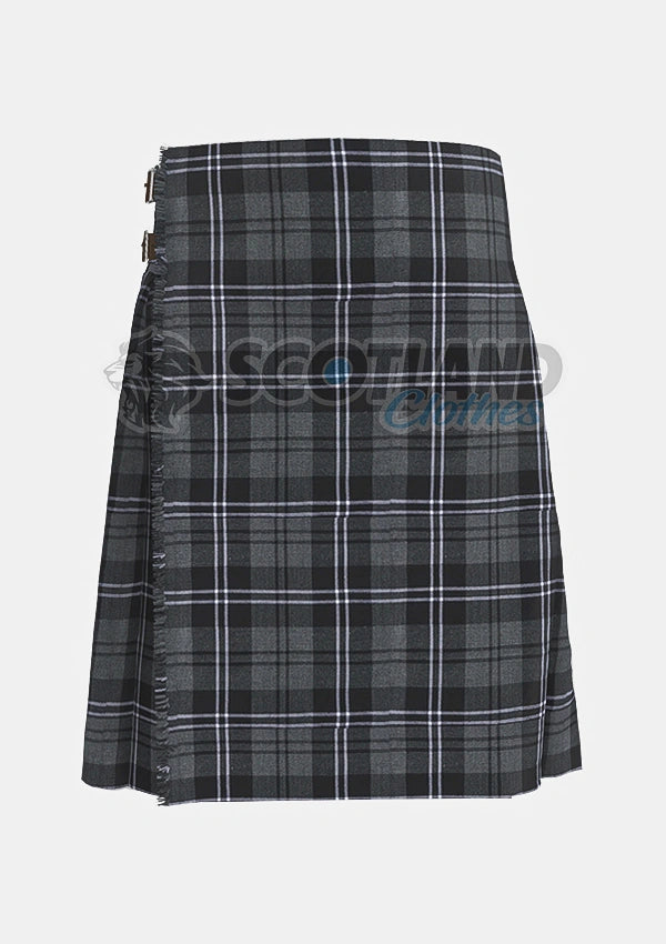 Hamilton Grey Tartan Kilt