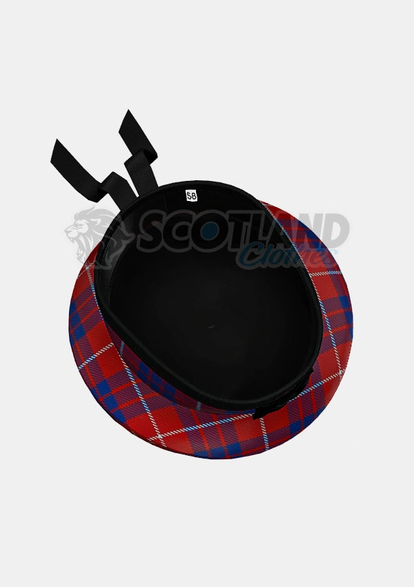 Hamilton Tartan Balmoral Hat Back Side