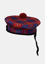 Hamilton Tartan Balmoral Hat Front Side