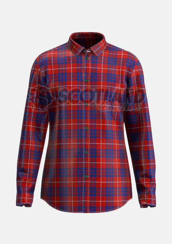 Hamilton Tartan Shirt Front