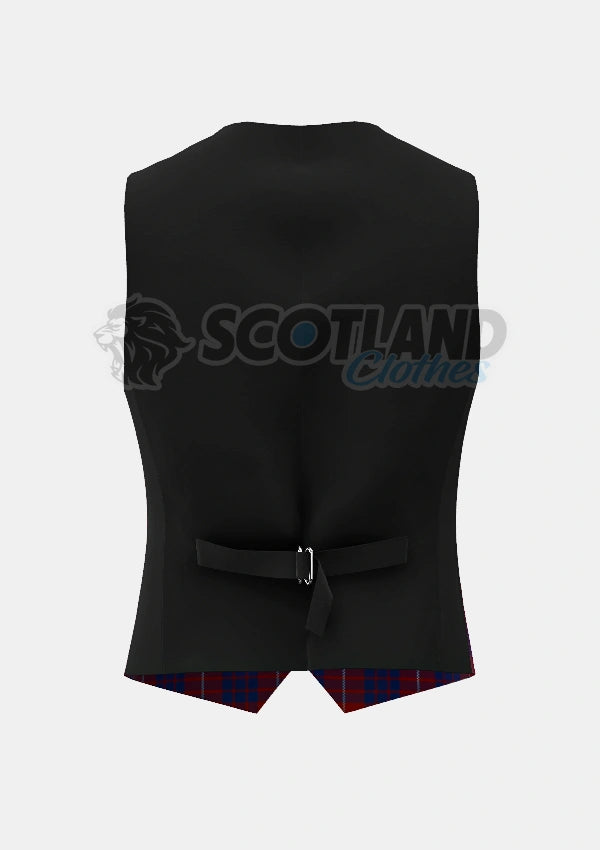 Hamilton Tartan Waistcoat Back